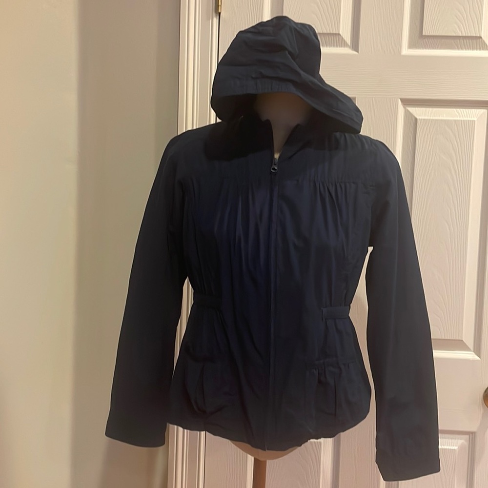 Y2K limited too Windbreaker jacket navy blue girls size 18